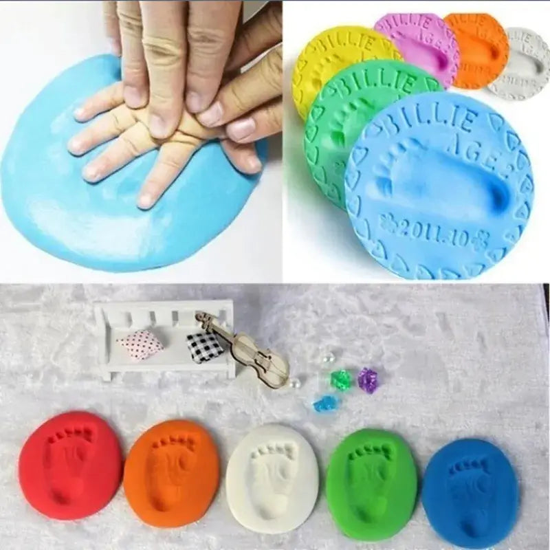 Baby Clay Soft Handprint Kit | Baby Soft Hand Footprint Kit